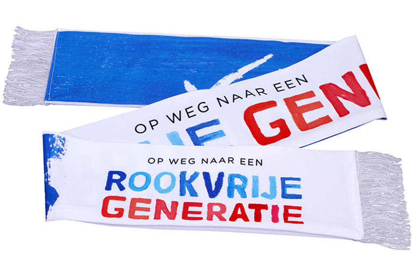 Fansjaal bedrukken