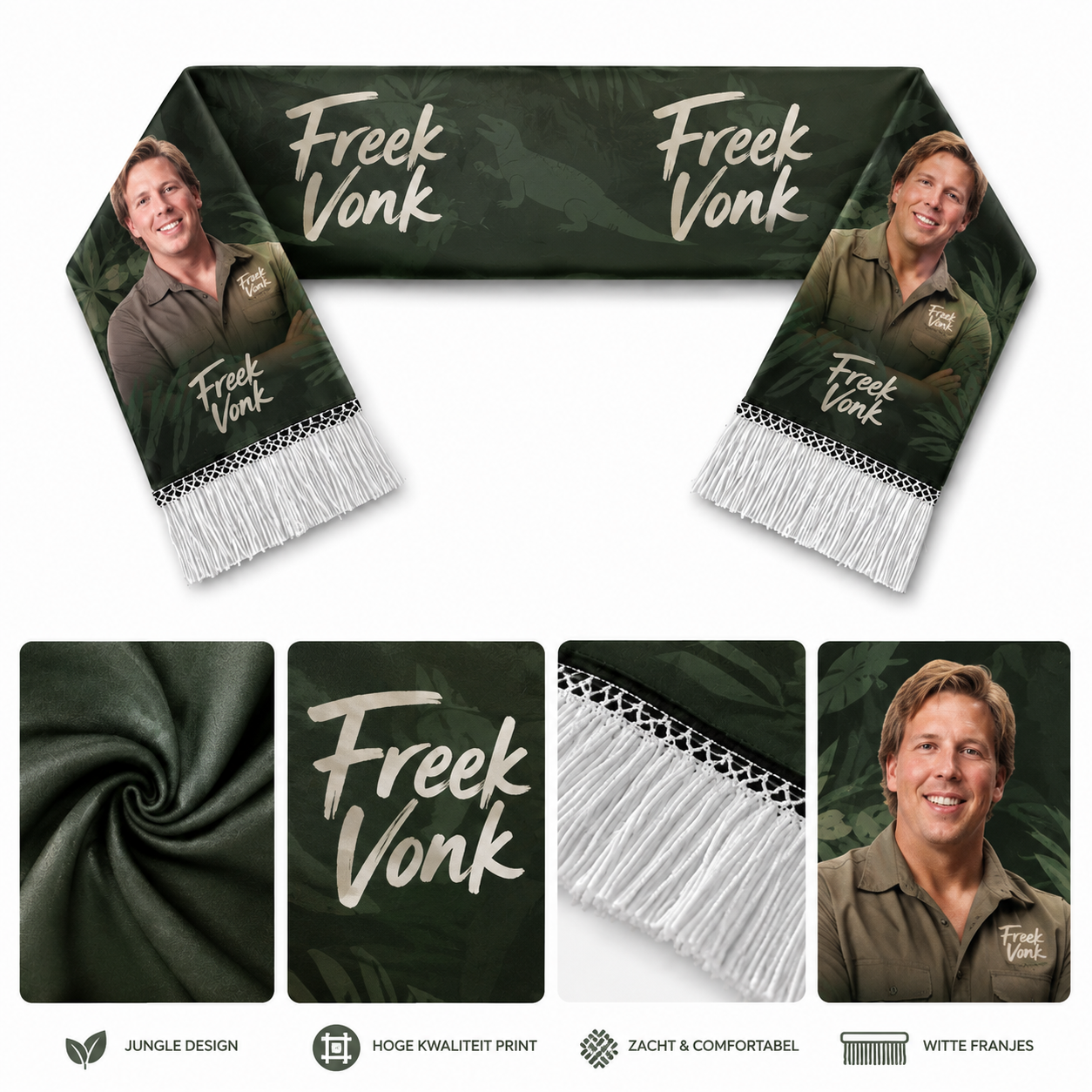Fansjaal bedrukken