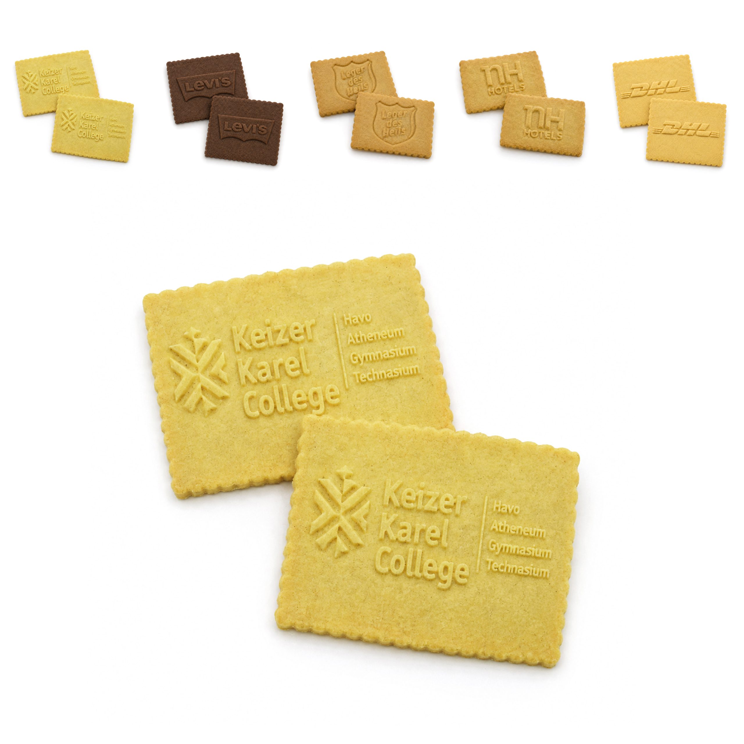 Koekjes bedrukken met relief