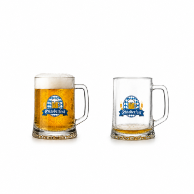 Kleine bierpul 28 cl bedrukken
