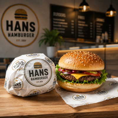 Hamburgerpapier bedrukken