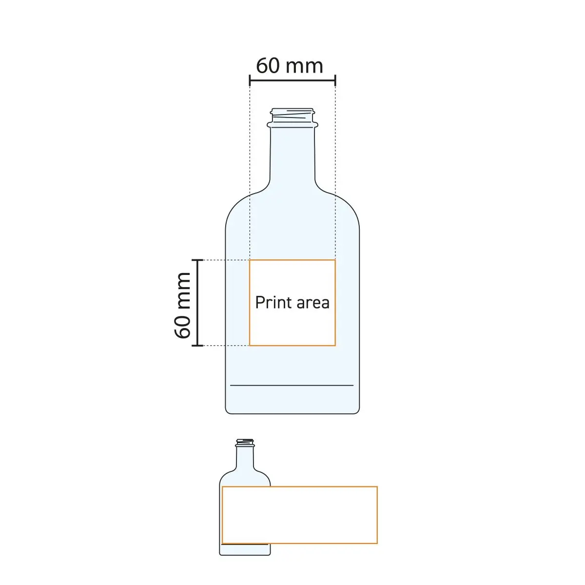 Waterfles Oslo Bedrukken 0,7 Liter bedrukken