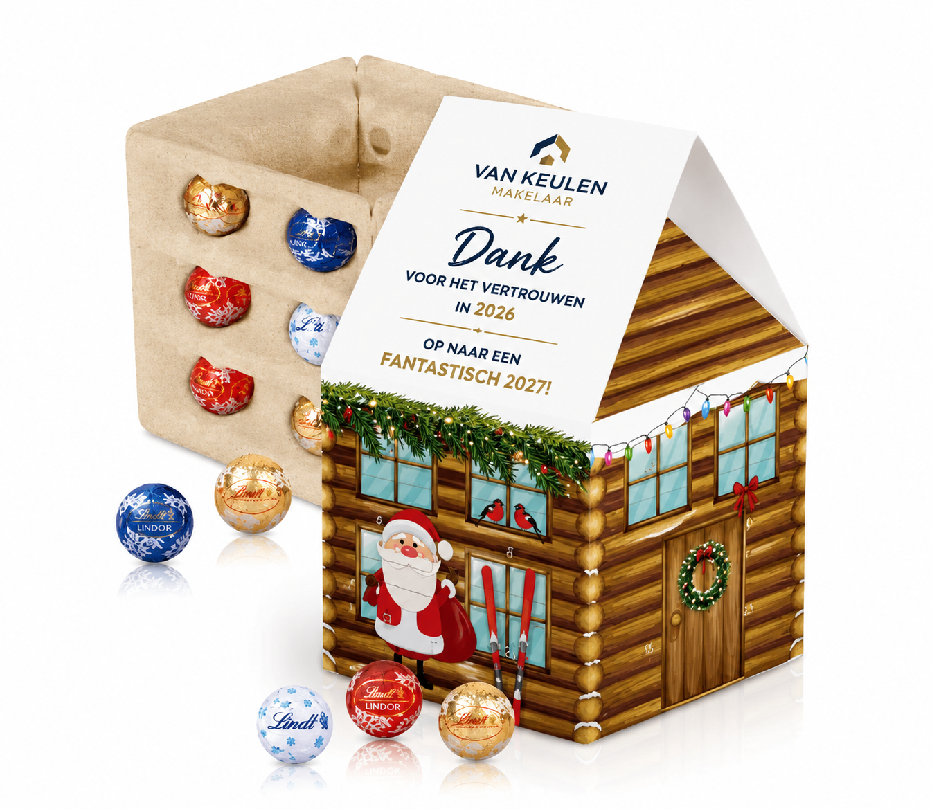 Adventskalender huis Bedrukken