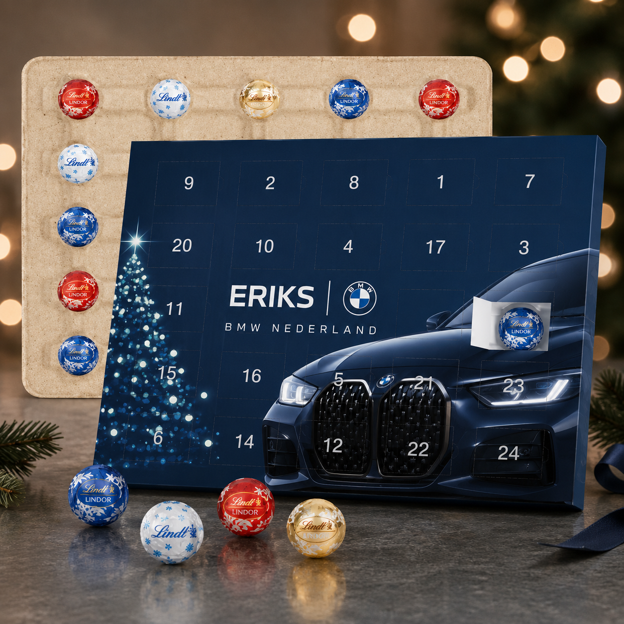 Adventskalender Bedrukken brievenbus