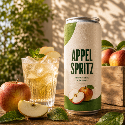 Blikje Appelsap bedrukken