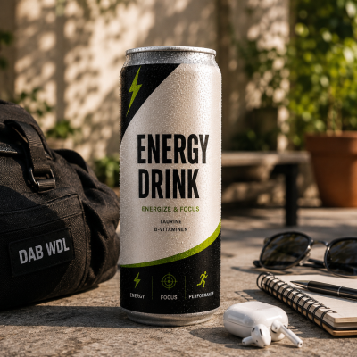 Blikje Energydrank bedrukken