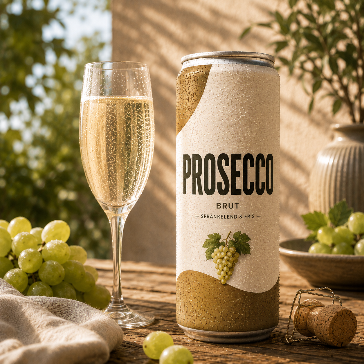Blikje Prosecco bedrukken