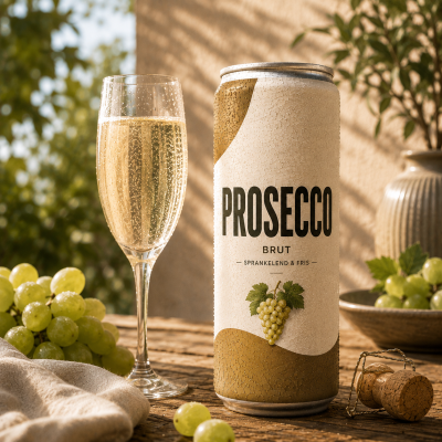 Blikje Prosecco bedrukken