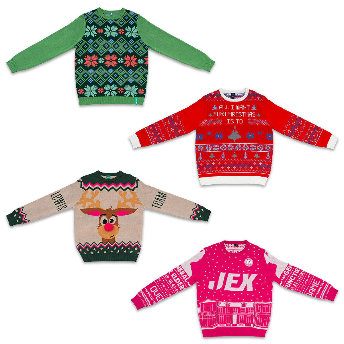 Kersttrui Bedrukken – Volledig Gebreid Ontwerp