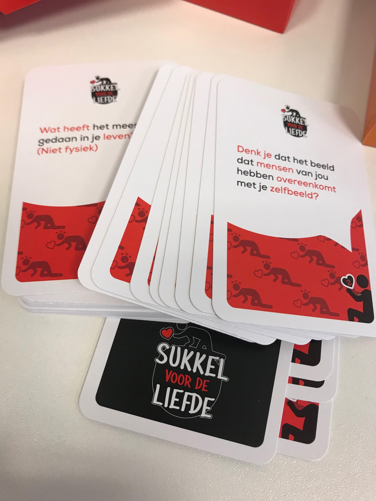Eigen kaartspel bedrukken incl klepdoosje (66x100 mm)