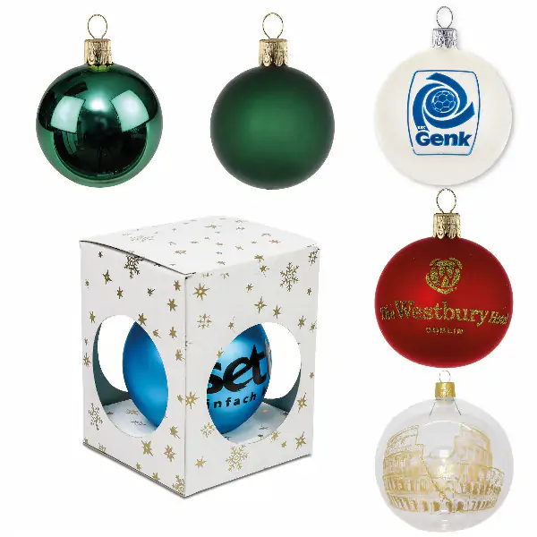 Kerstbal Bedrukken 6 cm