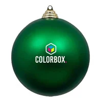 Plastic kerstbal bedrukken 8cm
