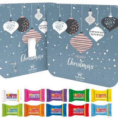 Tony Chocolonely advent kalenders bedrukken