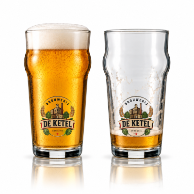 Bierglas Nonic 59 cl bedrukken bedrukken