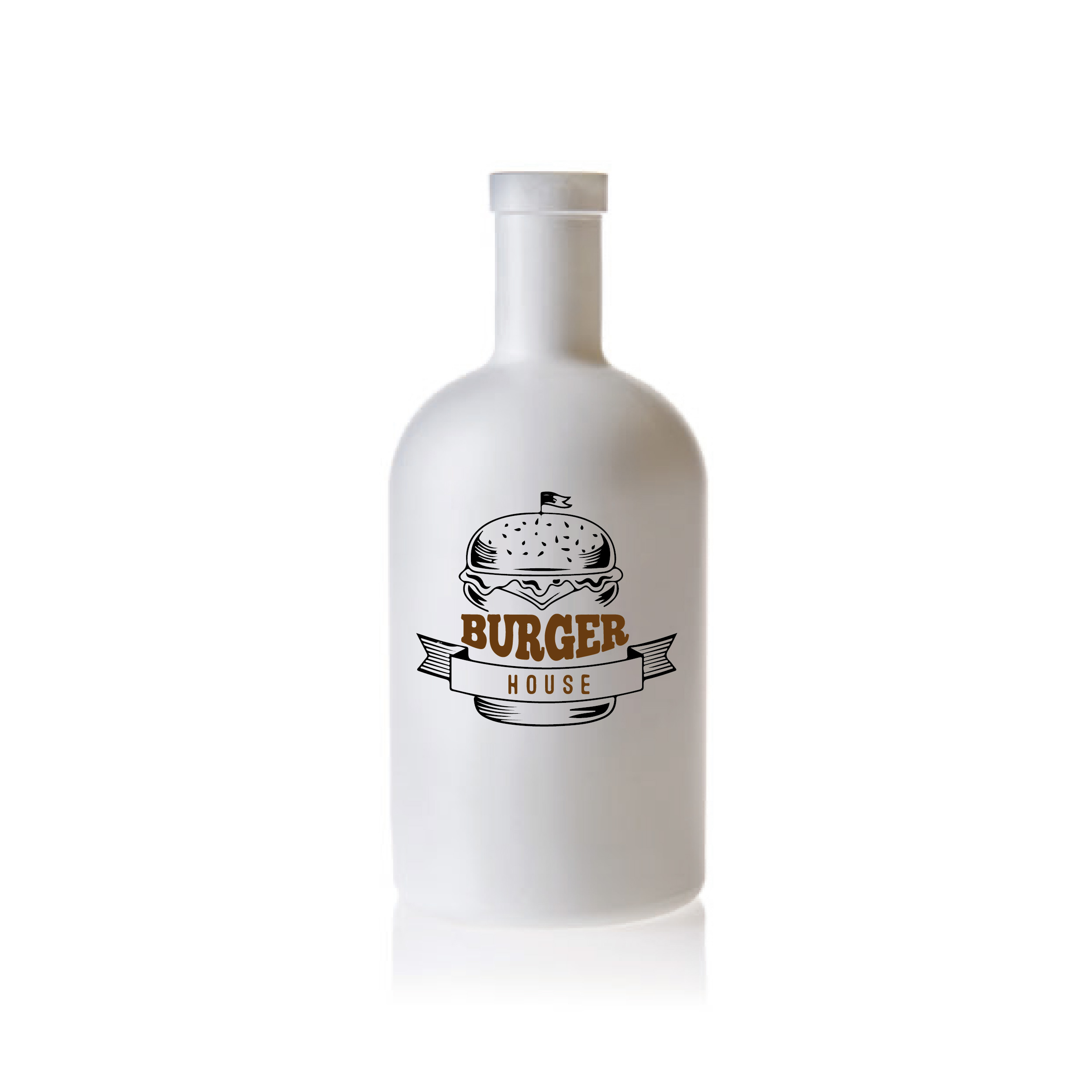 Nocturne witte coating waterfles bedrukken 700 ml bedrukken