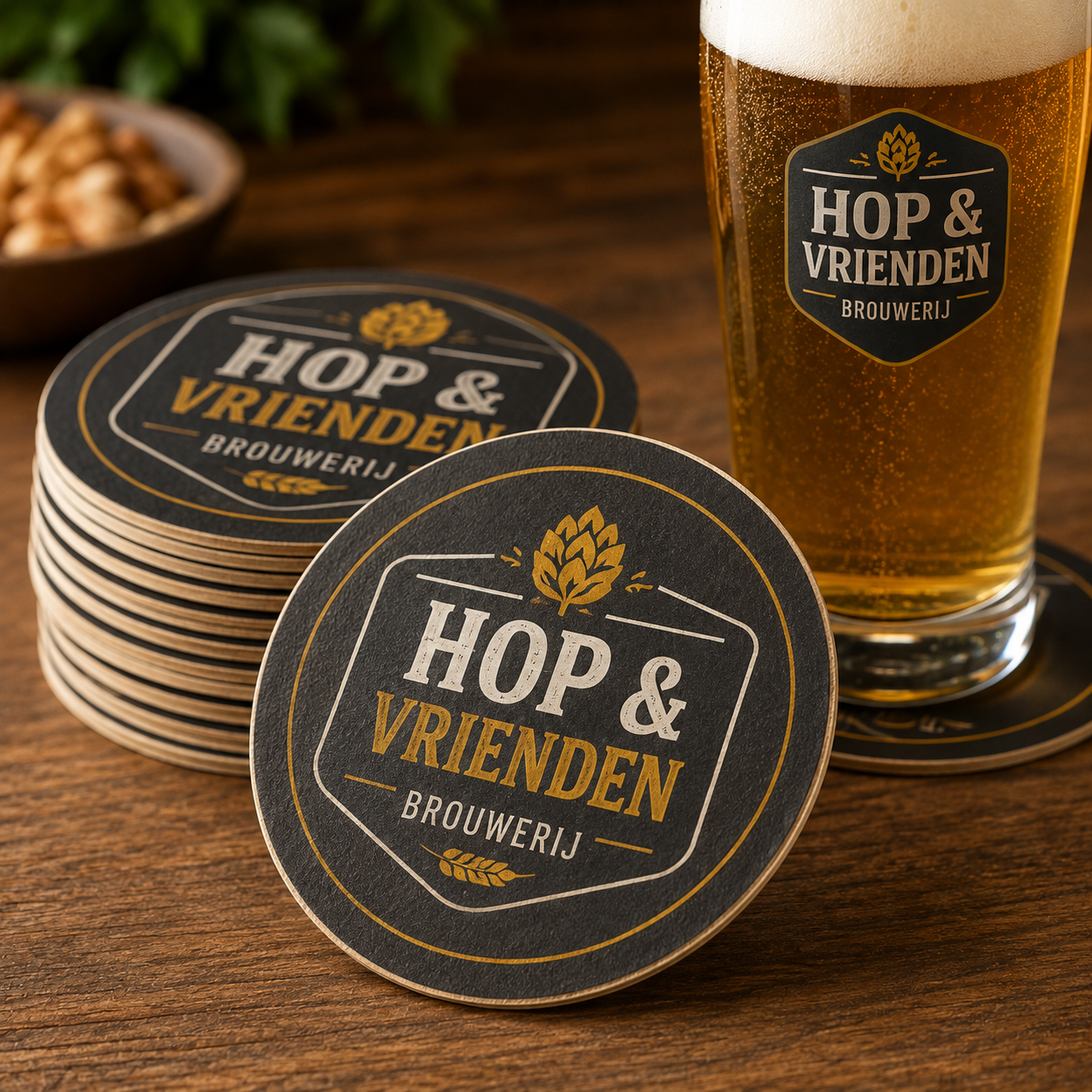 Bierviltje Bedrukken 107 mm – Rond bedrukken