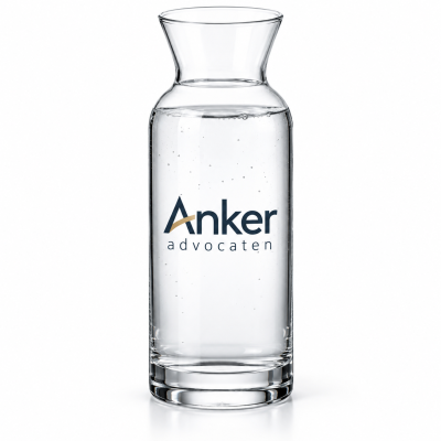 Karaf 1 liter bedrukken bedrukken