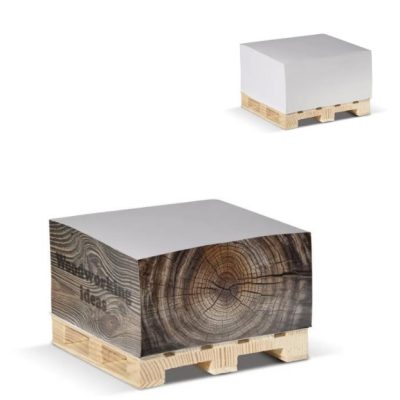 Papier pallet blokje bedrukken bedrukken