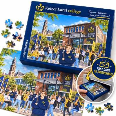 Puzzel bedrukken brievenbus bedrukken