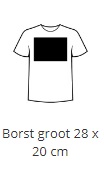 Borst groot
