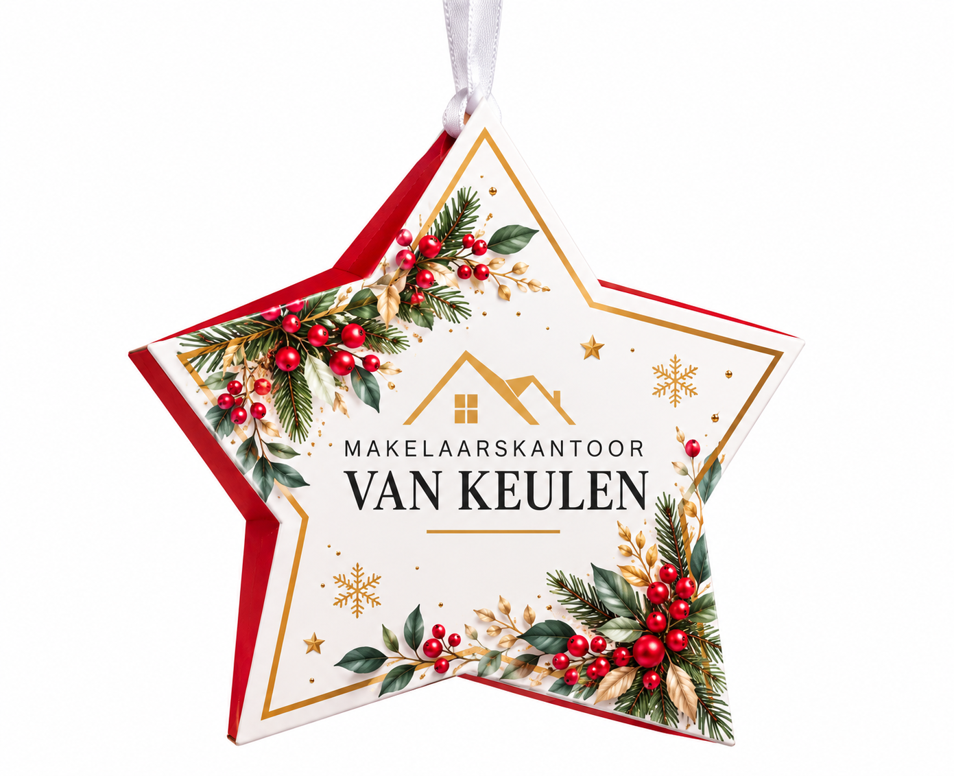 Kerstbal - kerstster bedrukken bedrukken