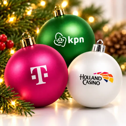 Kerstbal met logo